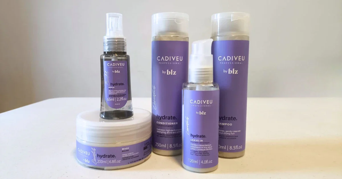 Linha Cadiveu Hydrate by BLZ entrega hidratação rápida e aroma suave durante o banho - Imagem do artigo