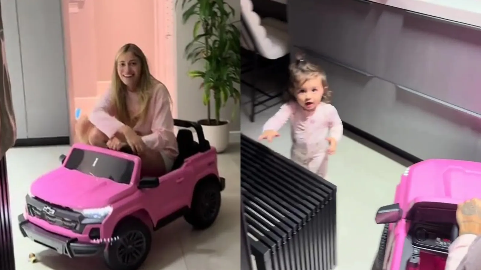 Leandro Hassum ironiza filha por usar carrinho motorizado comprado para a neta - Imagem do artigo