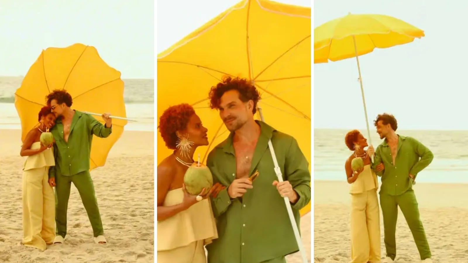 Igor Rickli publica ensaio fotográfico romântico com Aline Wirley na praia - Imagem do artigo