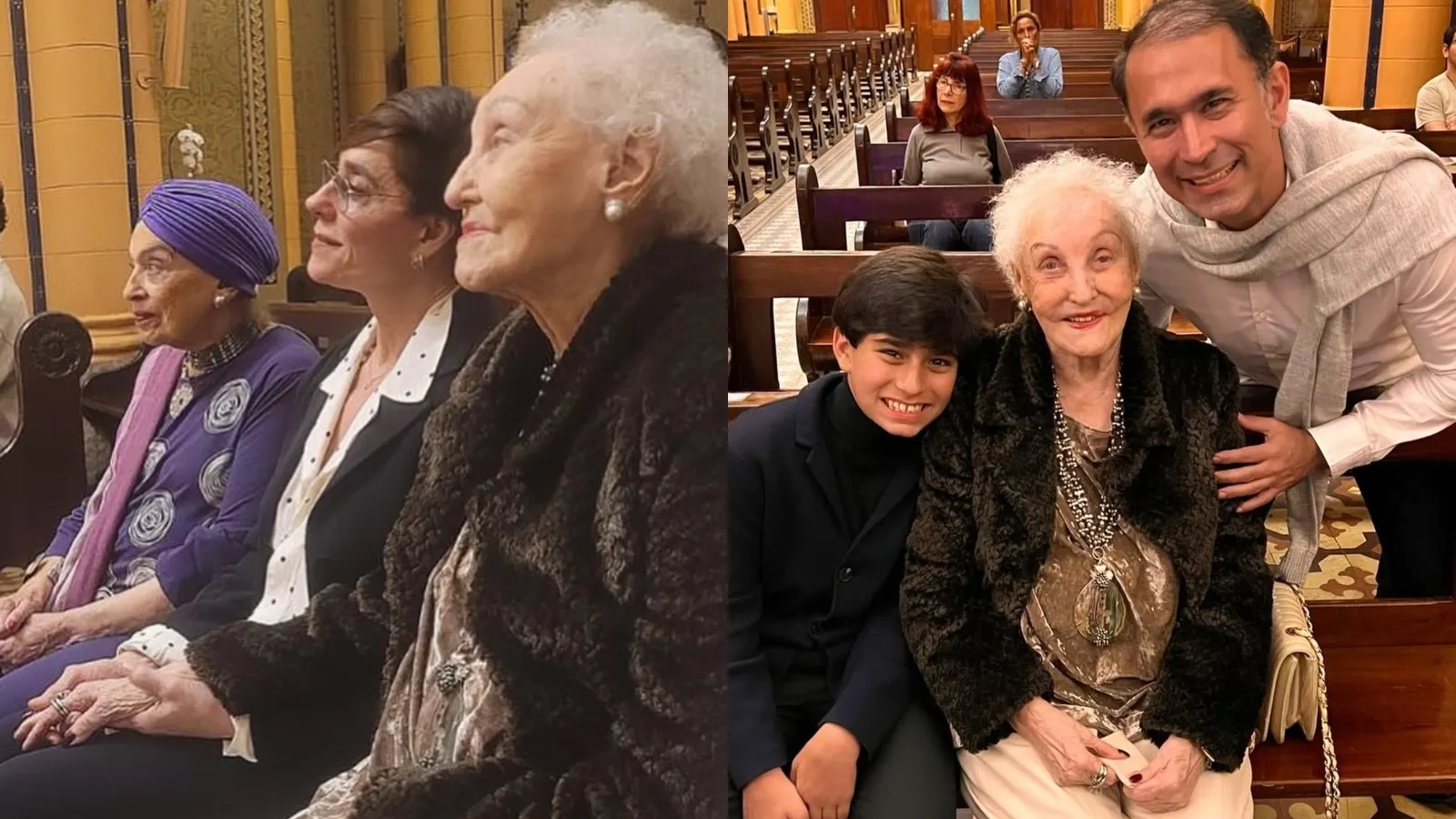 Christiane Torloni relata melhora da mãe, Monah Delacy, após AVC e celebra em missa - Imagem do artigo