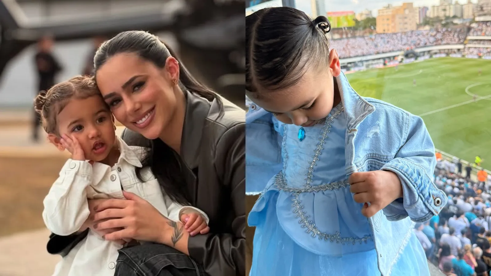Filha de Neymar, Mavie, veste traje de princesa e chama atenção em partida do Santos - Imagem do artigo