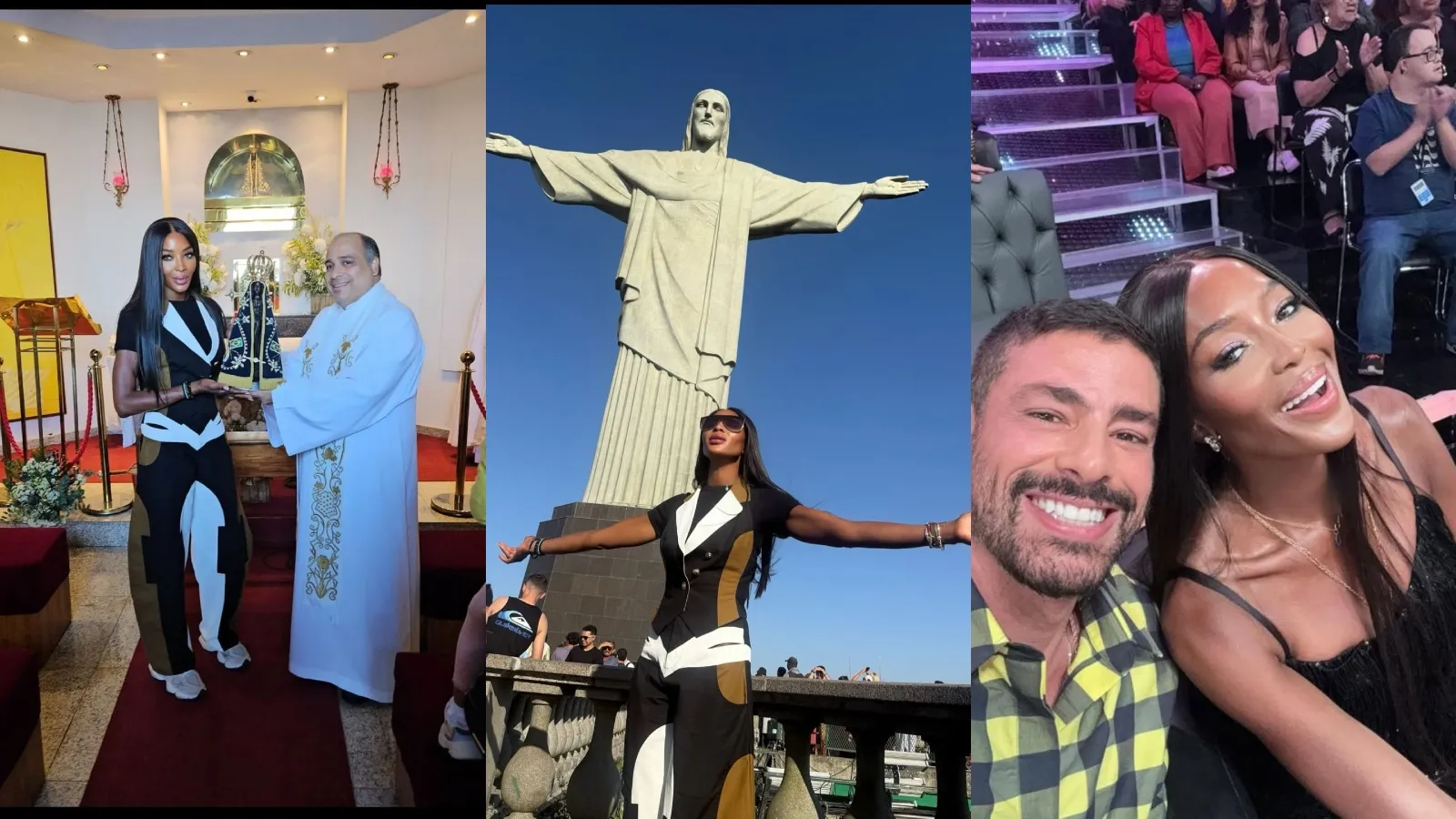 Naomi Campbell divulga fotos inéditas de viagem ao Brasil ao lado dos filhos - Imagem do artigo