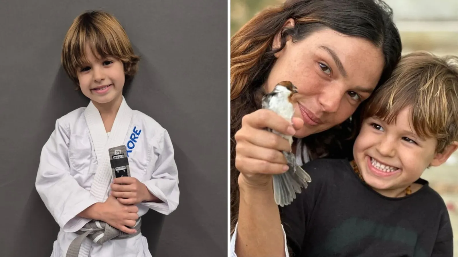 Isis Valverde celebra nova faixa cinza do filho no judô - Imagem do artigo