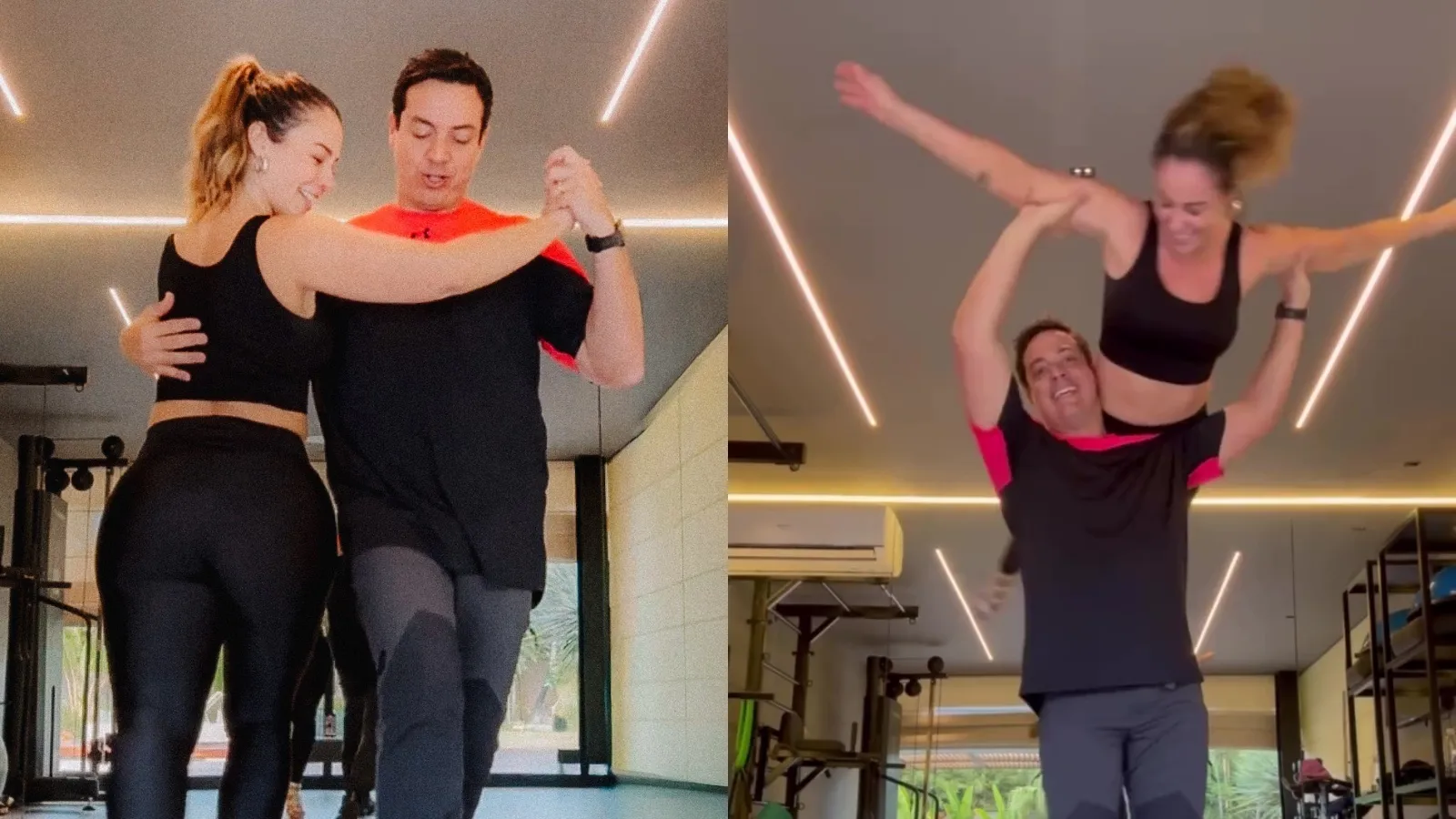 Paolla Oliveira reaprende coreografia com mentor Leandro - Imagem do artigo