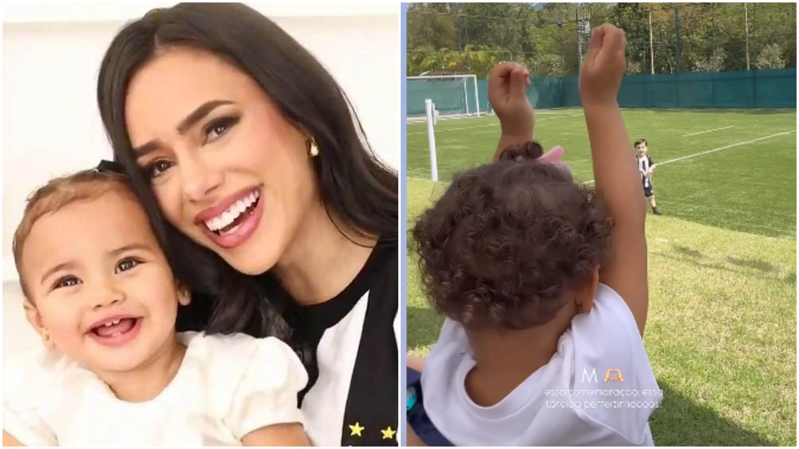 Bruna Biancardi exibe Mavie vibrando com gol dedicado a ela - Imagem do artigo