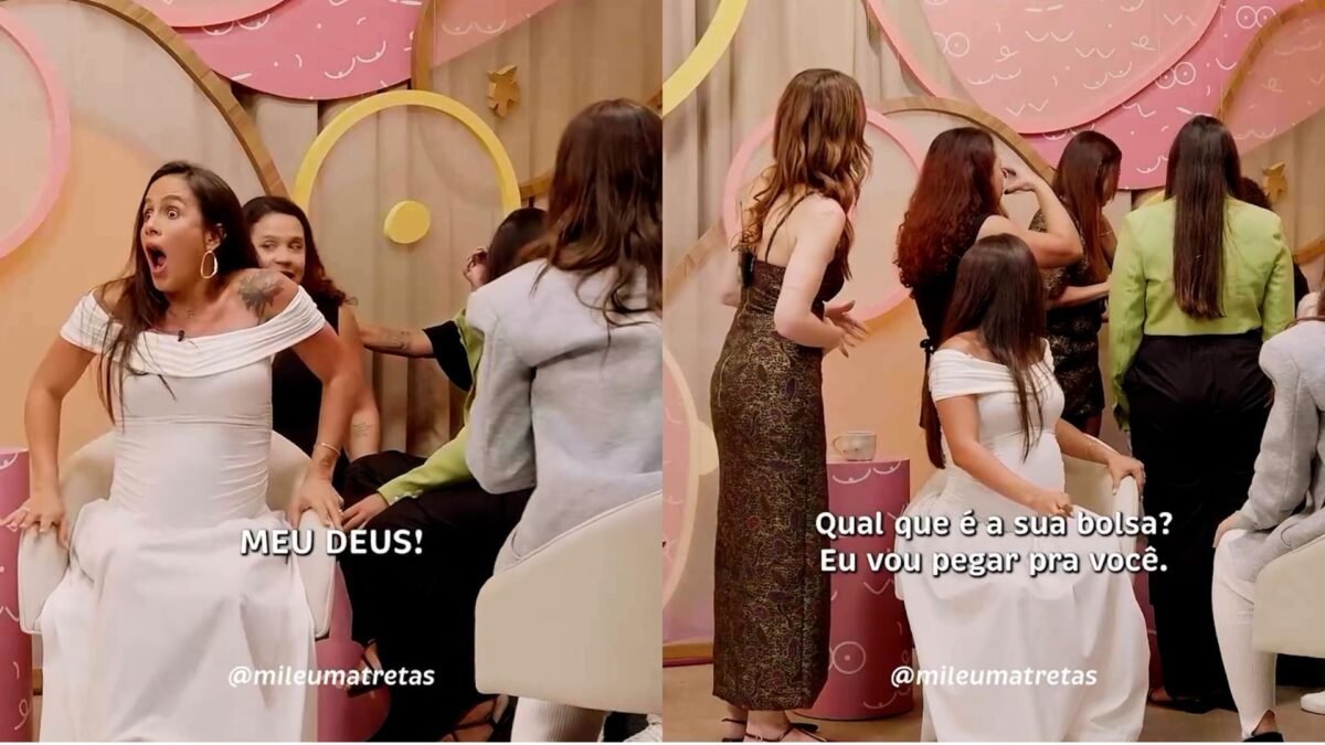 Mulher entra em trabalho de parto em gravação de videocast - Imagem do artigo