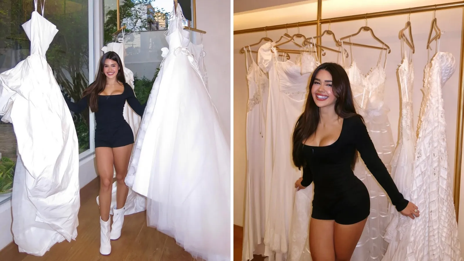 Franciny Ehlke prova vestidos para casamento com bilionário - Imagem do artigo