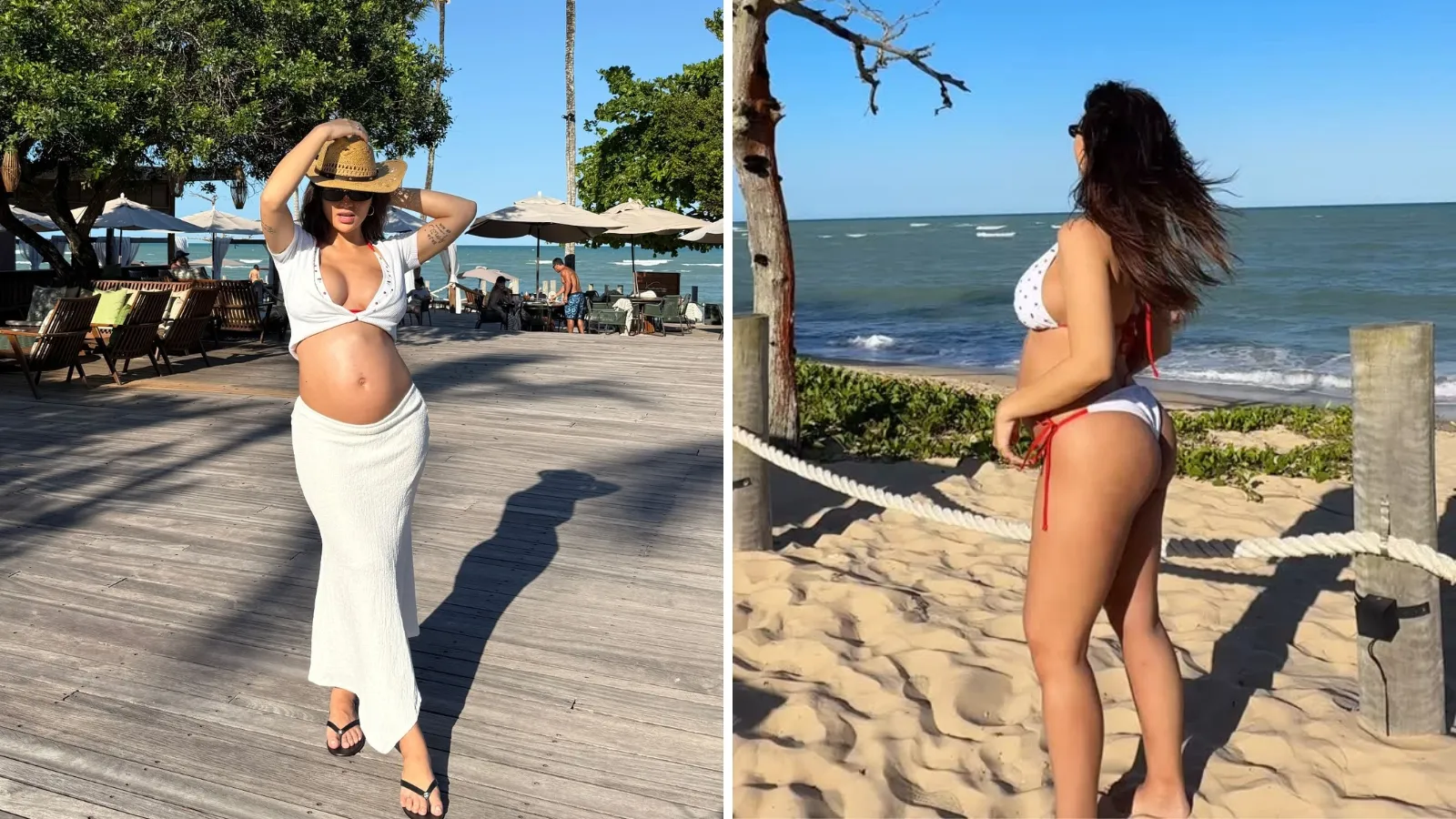 Rafa Kalimann grávida posa de biquíni em Arraial d’Ajuda - Imagem do artigo