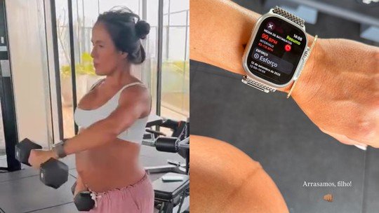 Cintia Dicker mostra maquiagem divertida da filha Aurora - Imagem do artigo original