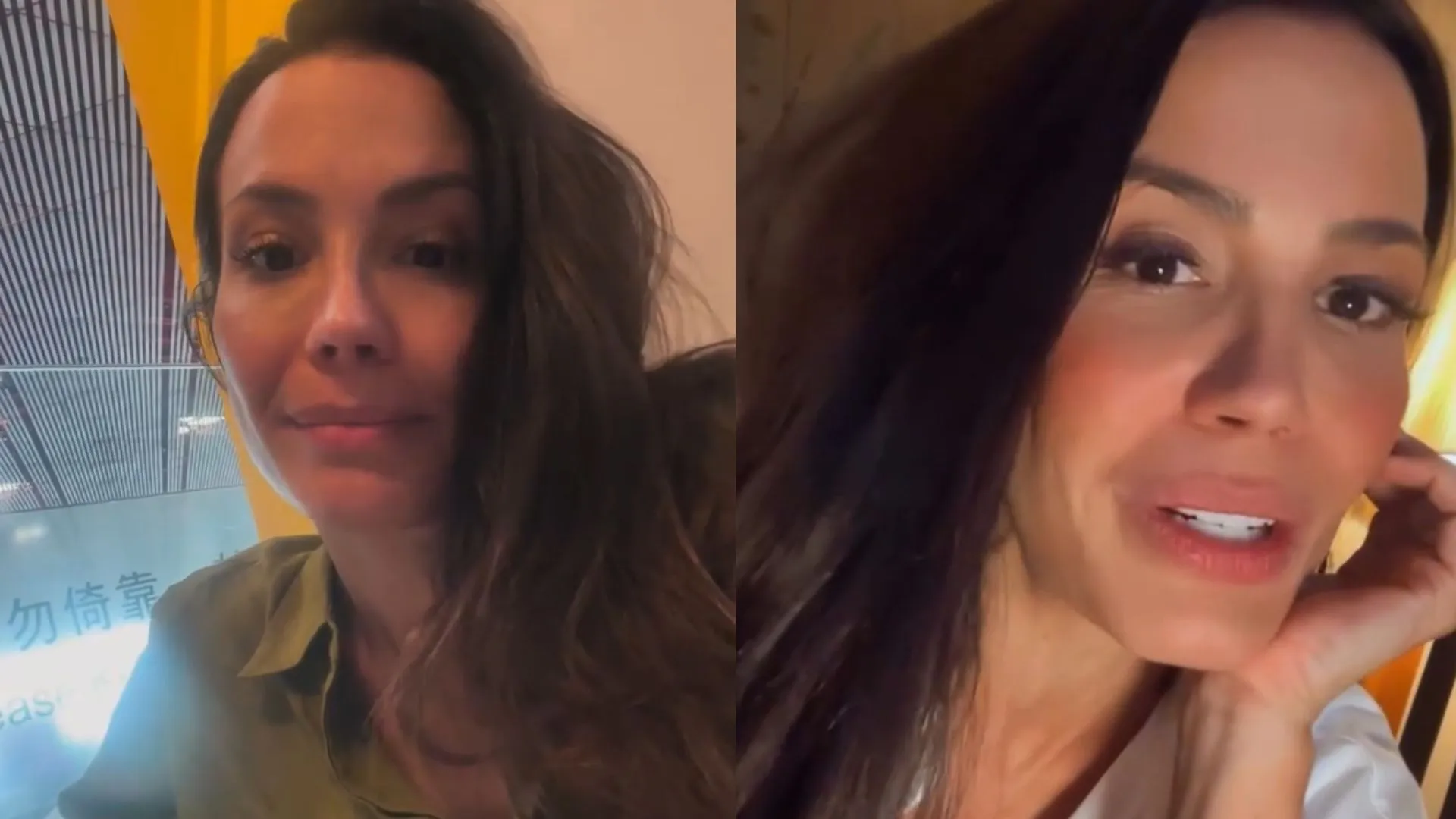 Juliana Knust tem mala extraviada na China após 24h de voo - Imagem do artigo