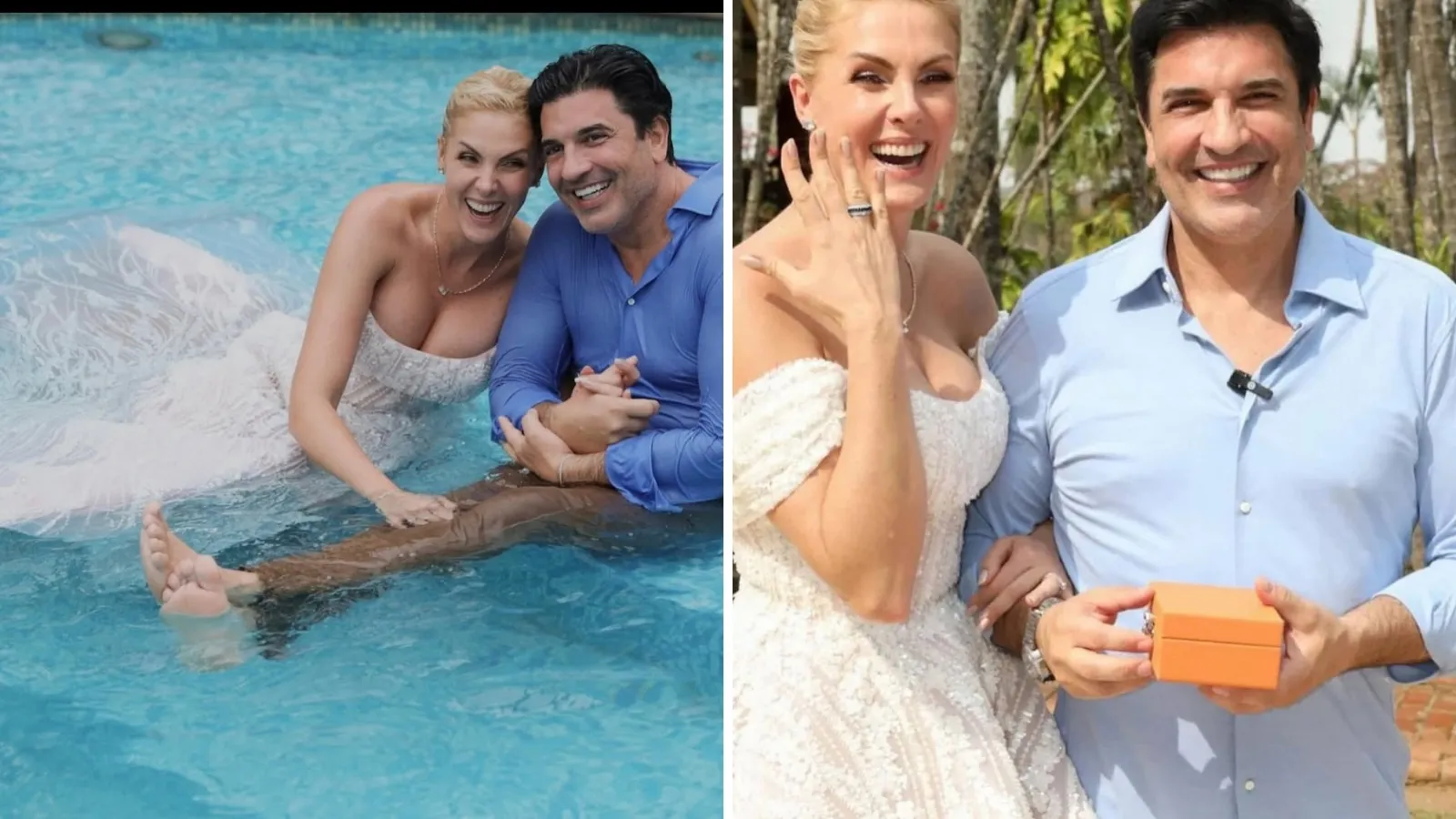 Ana Hickmann e Edu Guedes celebram um ano de noivado - Imagem do artigo