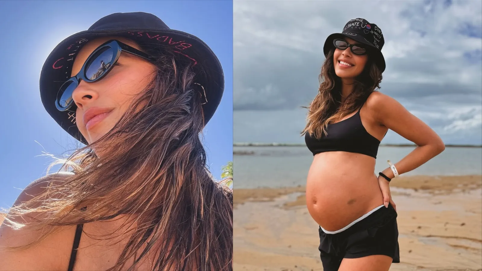 Mariana Rios exibe evolução da gravidez na praia - Imagem do artigo