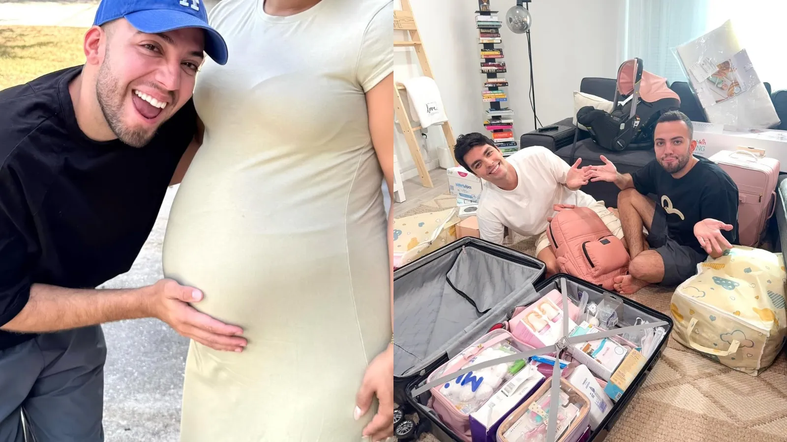 Lucas Rangel exibe barriga de aluguel da filha Mia - Imagem do artigo