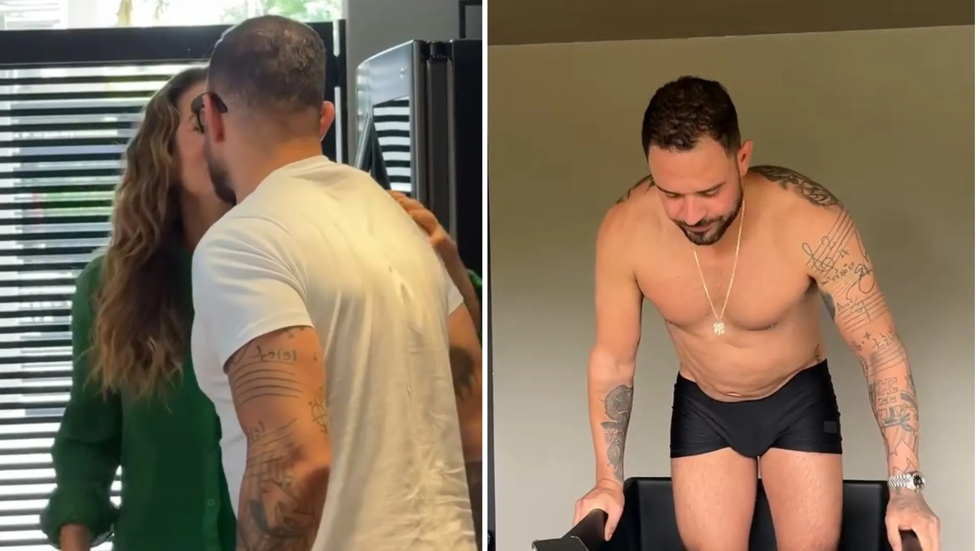 Paolla Oliveira e Diogo Nogueira exibem intimidade em vídeo - Imagem do artigo