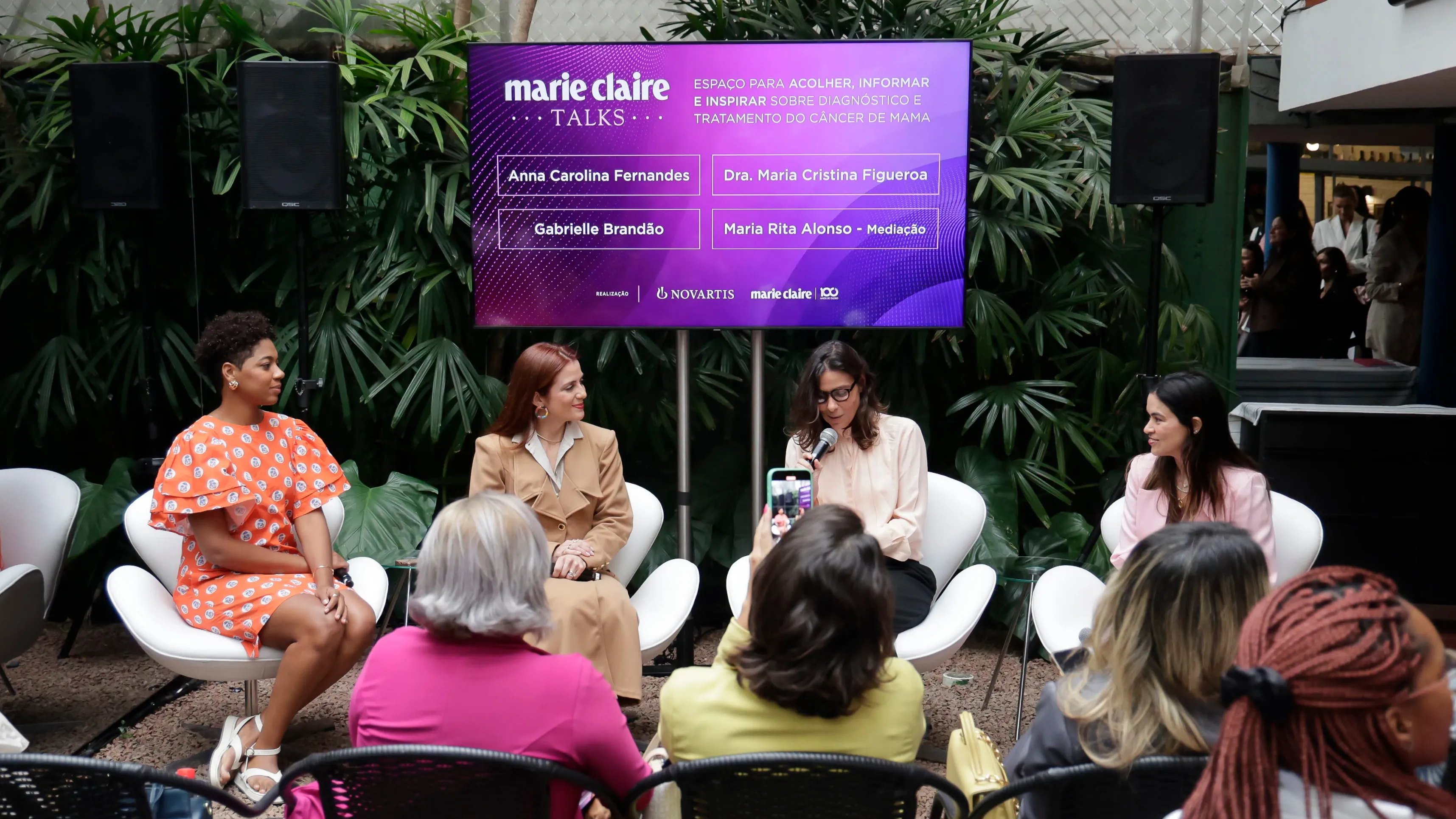 Câncer de mama: Marie Claire Talks reúne pacientes - Imagem do artigo