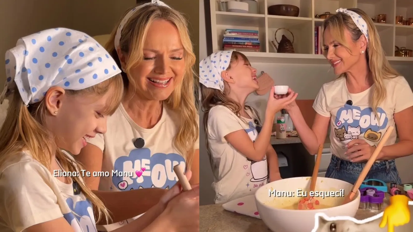 Eliana faz panquecas com a filha Manuela e encanta fãs - Imagem do artigo