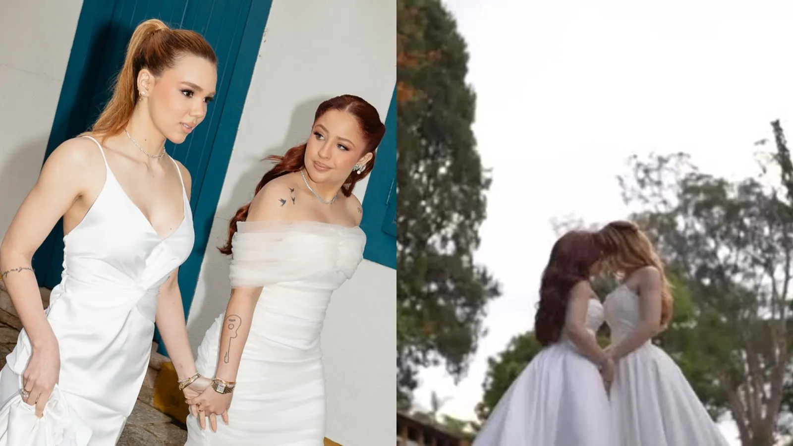 Vestidos de noiva de Mari Fernandez e Júlia Ribeiro - Imagem do artigo