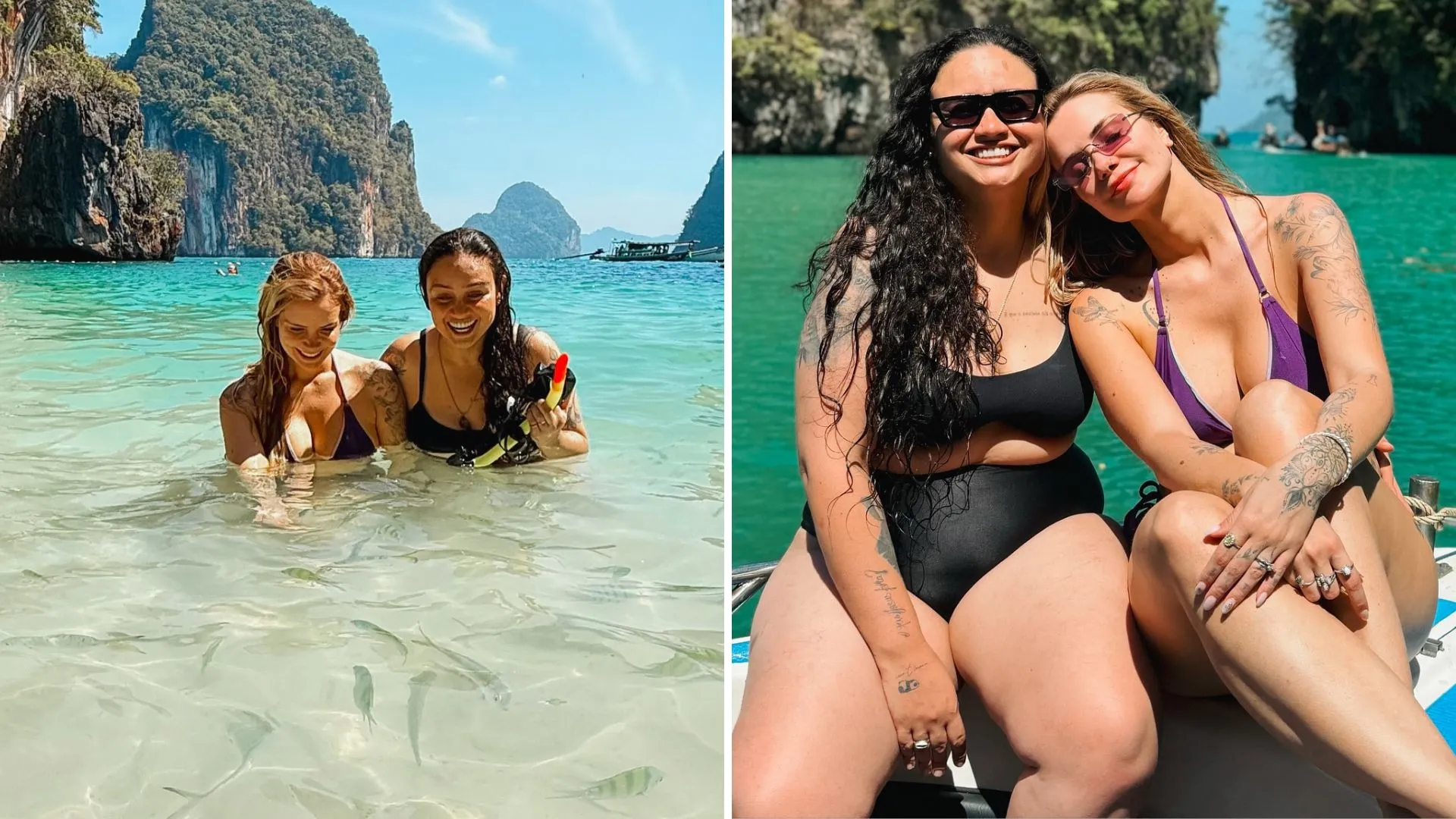 Luiza Martins e Marcela McGowan curtem viagem romântica à Tailândia - Imagem do artigo