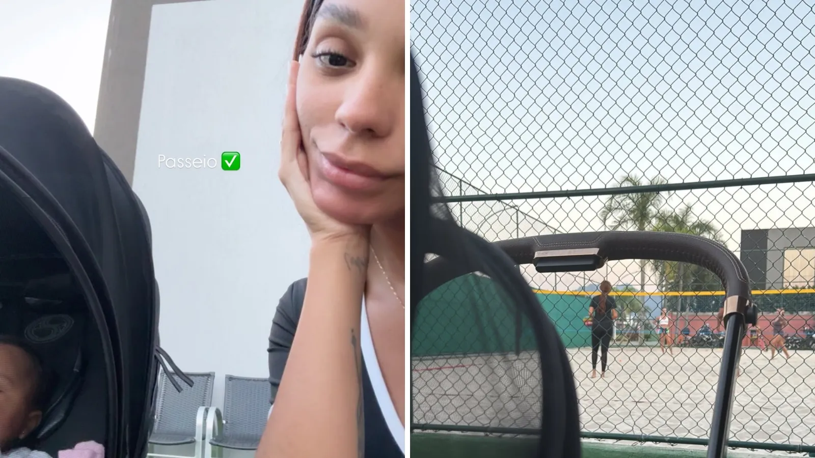 Brunna Gonçalves leva filha para torcer por Ludmilla - Imagem do artigo