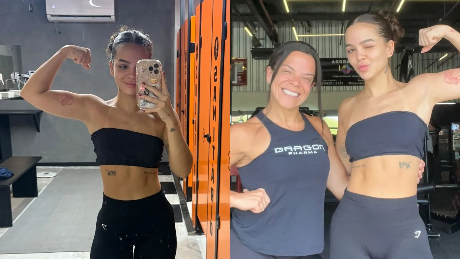 Mel Maia treina musculação e exibe físico definido - Imagem do artigo