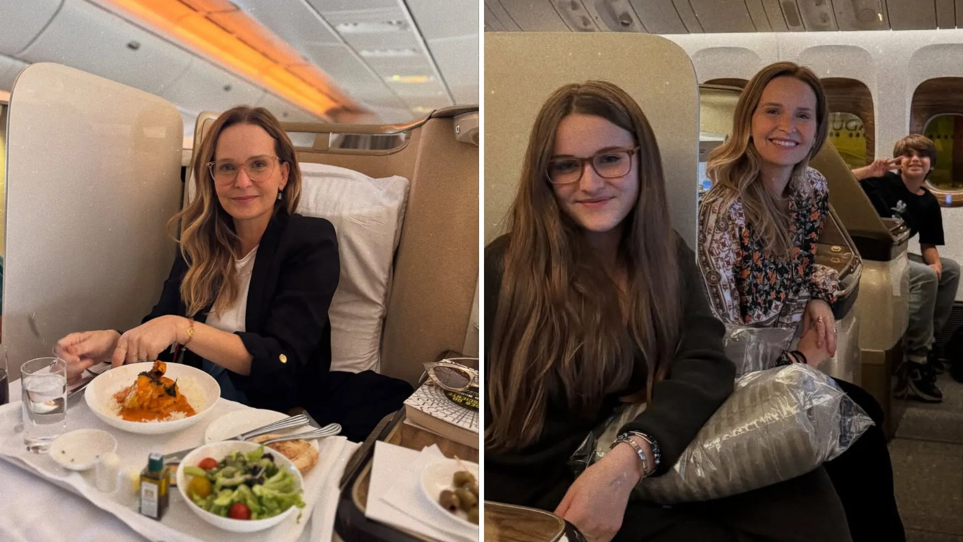 Fernanda Rodrigues voa de primeira classe para Dubai - Imagem do artigo