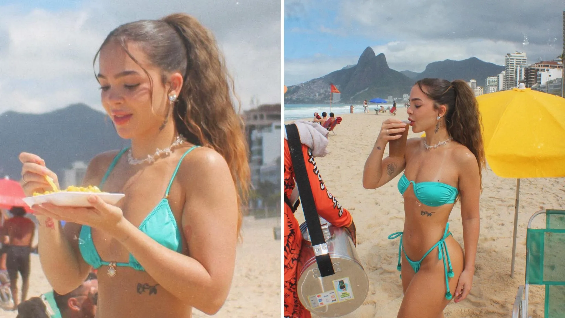 Mel Maia de biquíni comprova estilo carioca na praia do Rio - Imagem do artigo