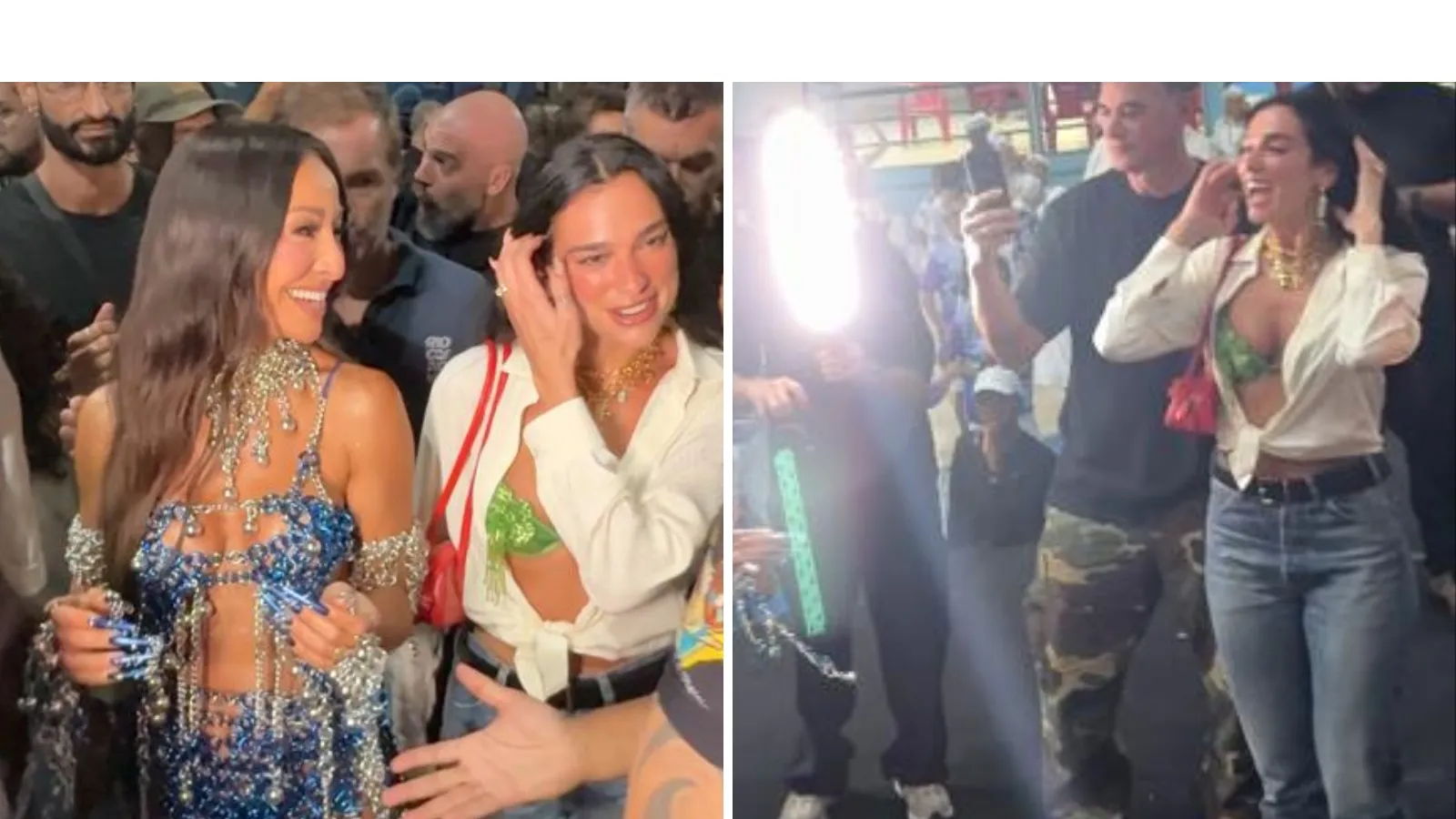 Dua Lipa e Sabrina Sato brilham em samba na Vila Isabel - Imagem do artigo