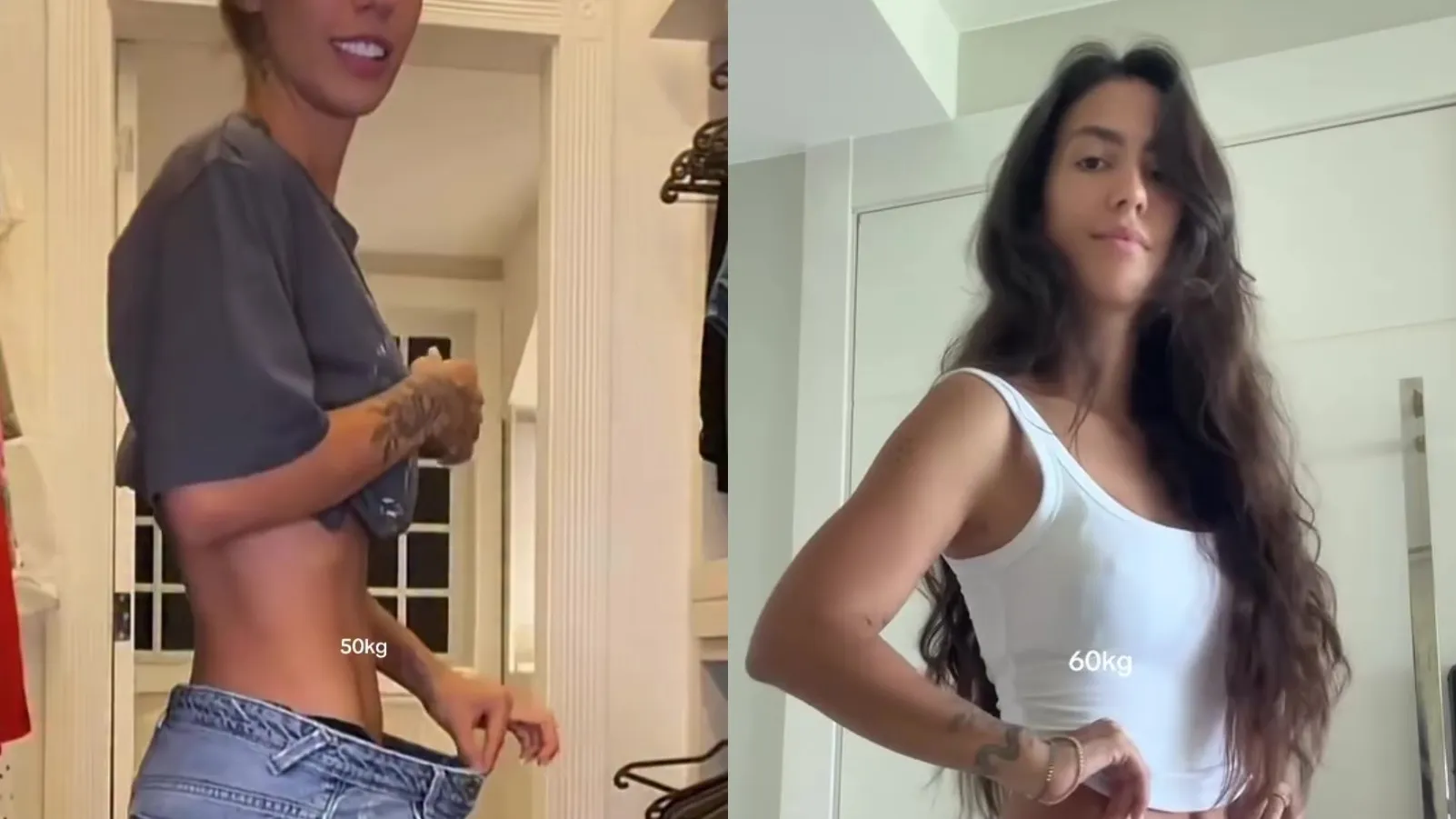 Gabi Brandt exibe antes e depois após ganhar 10 kg - Imagem do artigo