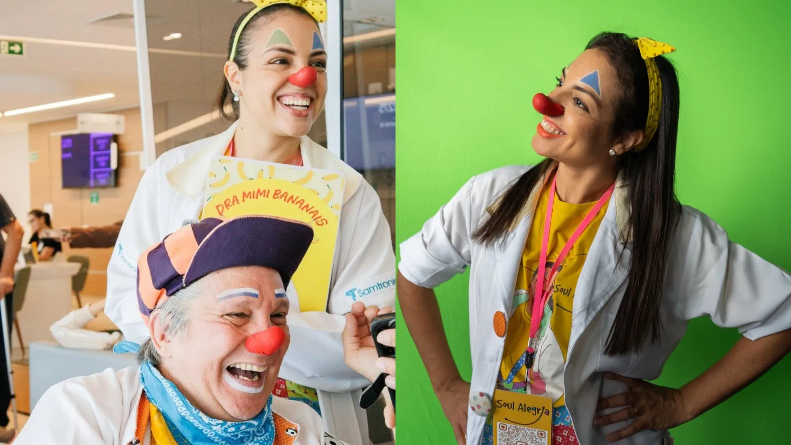 Palhaçaria hospitalar transforma luto em alegria a pacientes - Imagem do artigo