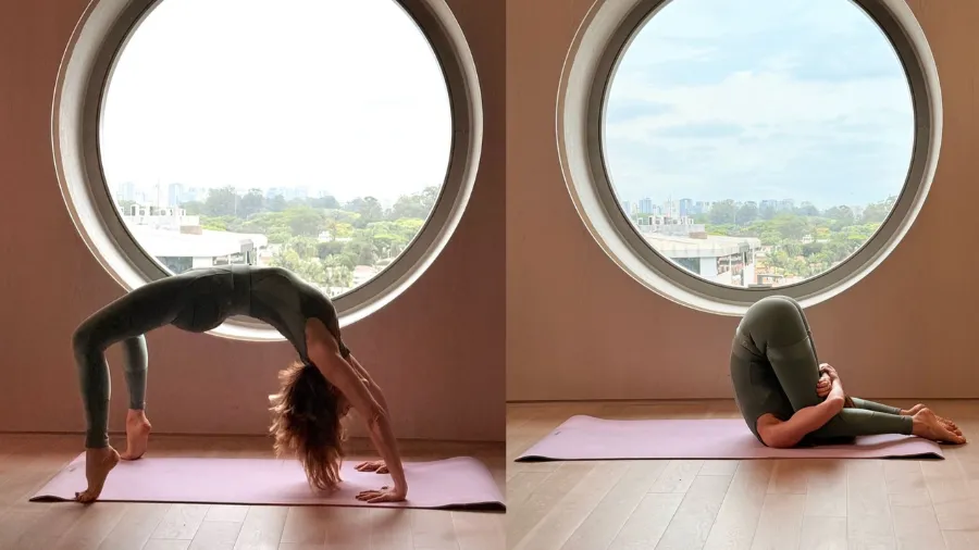 Mariana Ximenes exibe flexibilidade na ioga dominical - Imagem do artigo