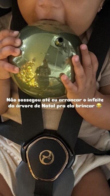 Brunna Gonçalves revela birra da filha por enfeite natalino - Imagem do artigo original