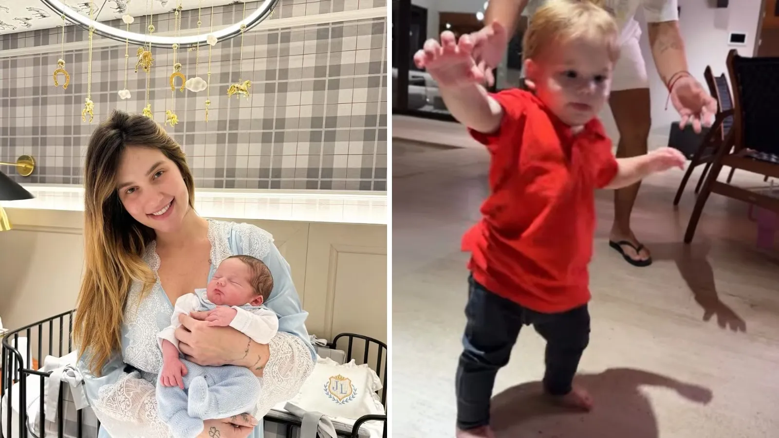 Virginia se emociona ao ver filho andar pela primeira vez - Imagem do artigo