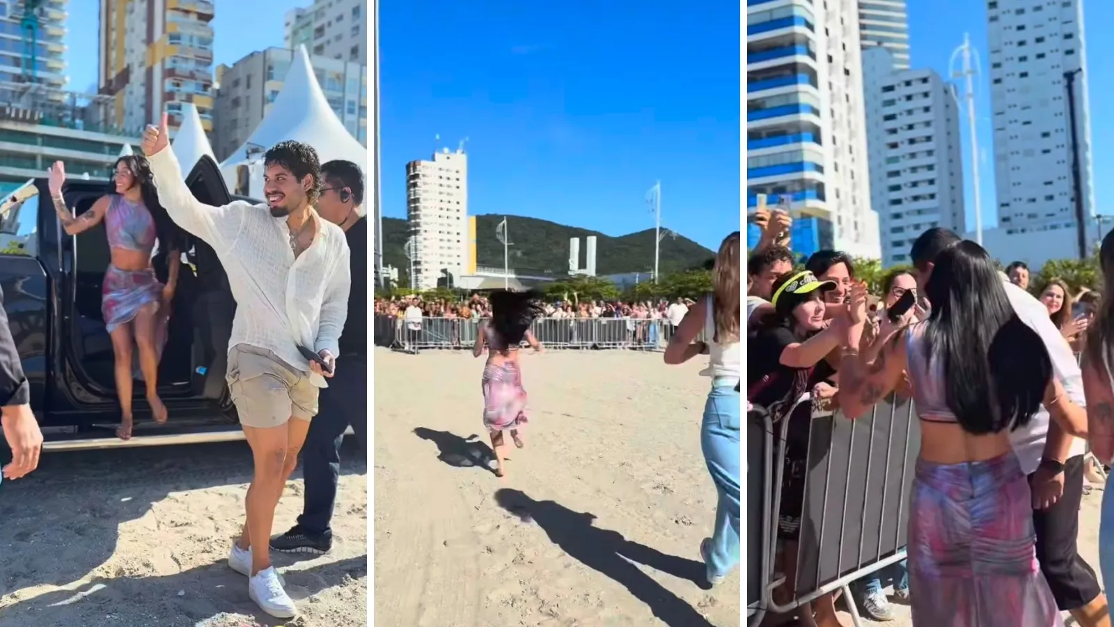 Ana Castela e Zé Felipe atraem multidão em Balneário - Imagem do artigo