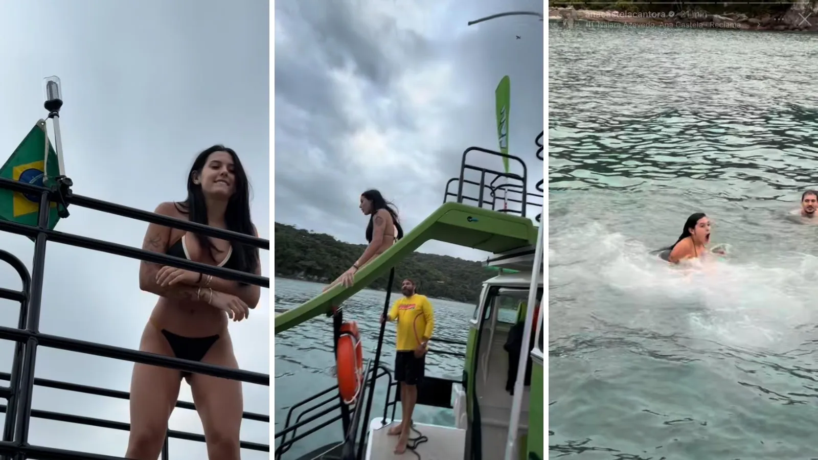 Ana Castela de biquíni faz show sobre barco em Balneário - Imagem do artigo