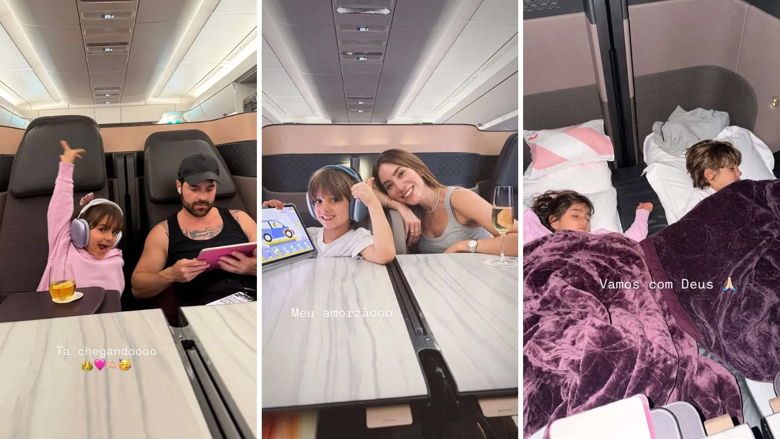 Viagem em família de Alok: primeira classe com filhos - Imagem do artigo