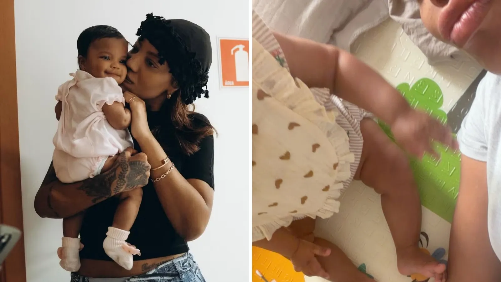 Ludmilla compartilha momento de cuidado com a filha Zuri - Imagem do artigo