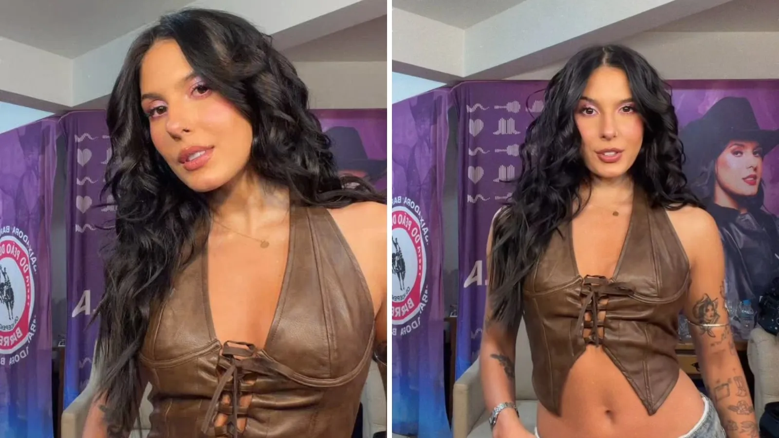 Ana Castela exibe look decotado antes de show no RS - Imagem do artigo