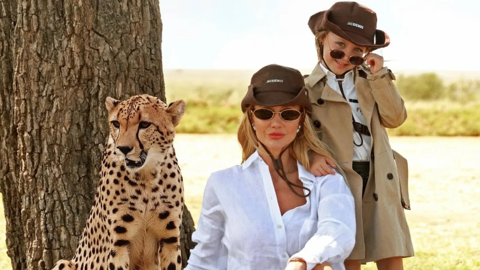 Ana Paula Siebert explica foto com leopardo em safári - Imagem do artigo