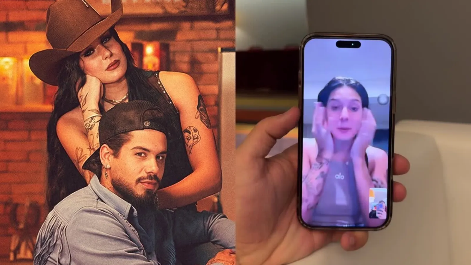 Ana Castela vigia Zé Felipe na Angola pelas redes sociais - Imagem do artigo