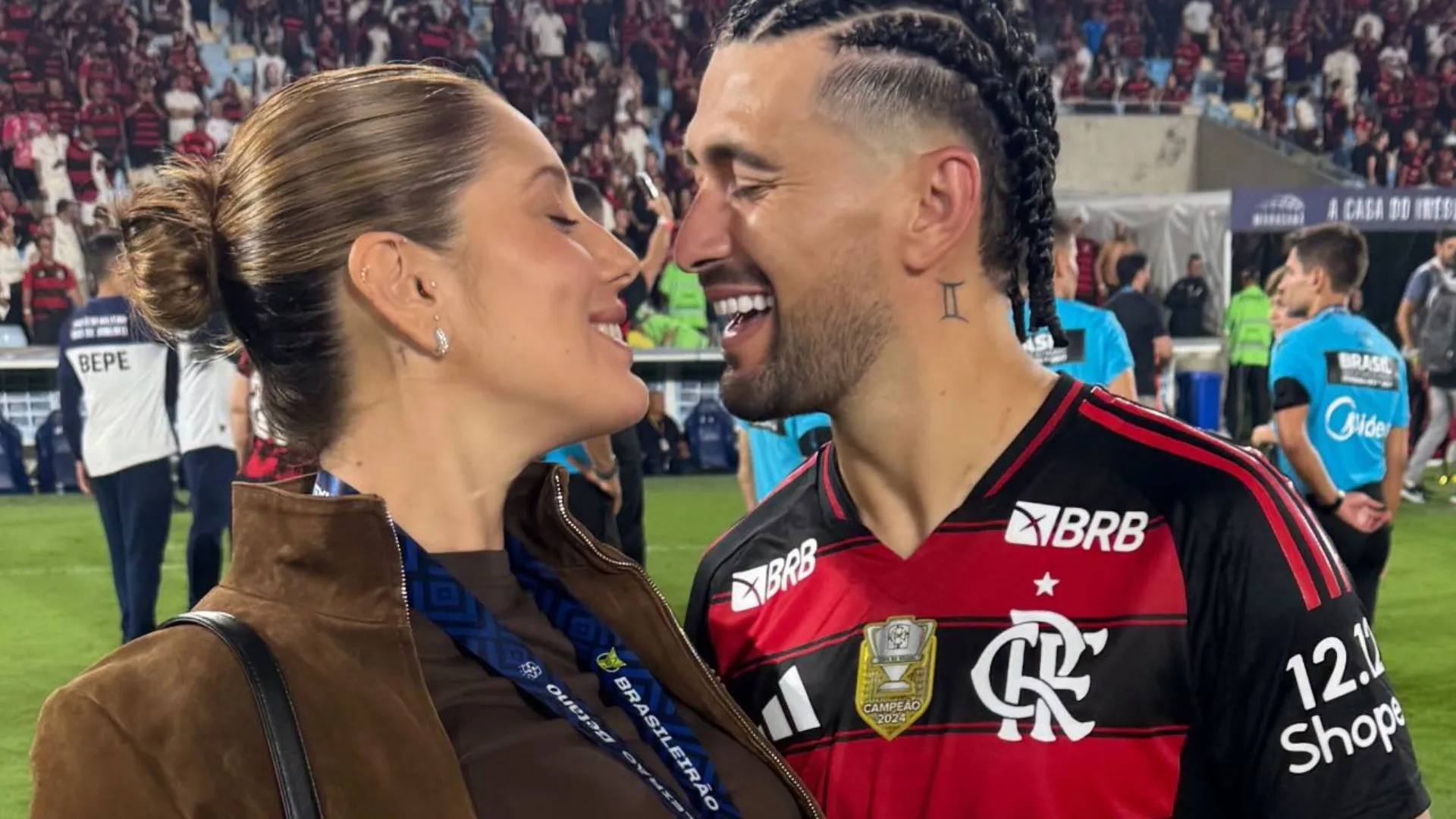 Camila Bastiani e Arrascaeta antecipam parto do filho - Imagem do artigo