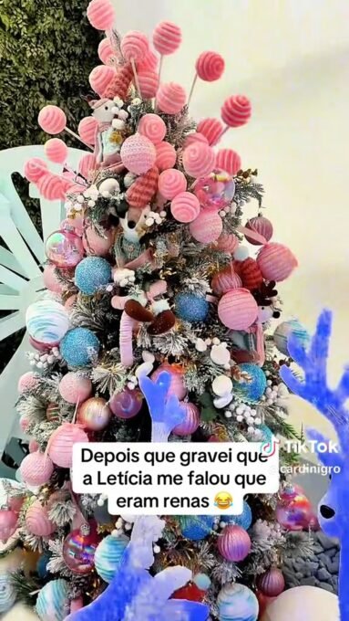 Maira Cardi exibe decoração de Natal luxuosa - Imagem do artigo original