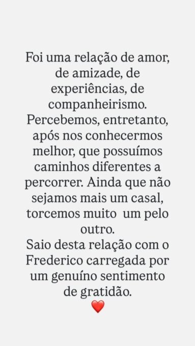 Cintia Chagas termina namoro com deputado Fred Costa - Imagem do artigo original