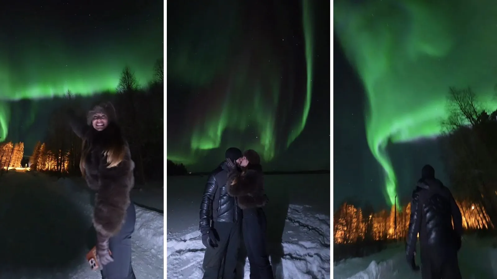 Aurora Boreal na Finlândia encanta Mari Gonzalez e Pipo - Imagem do artigo