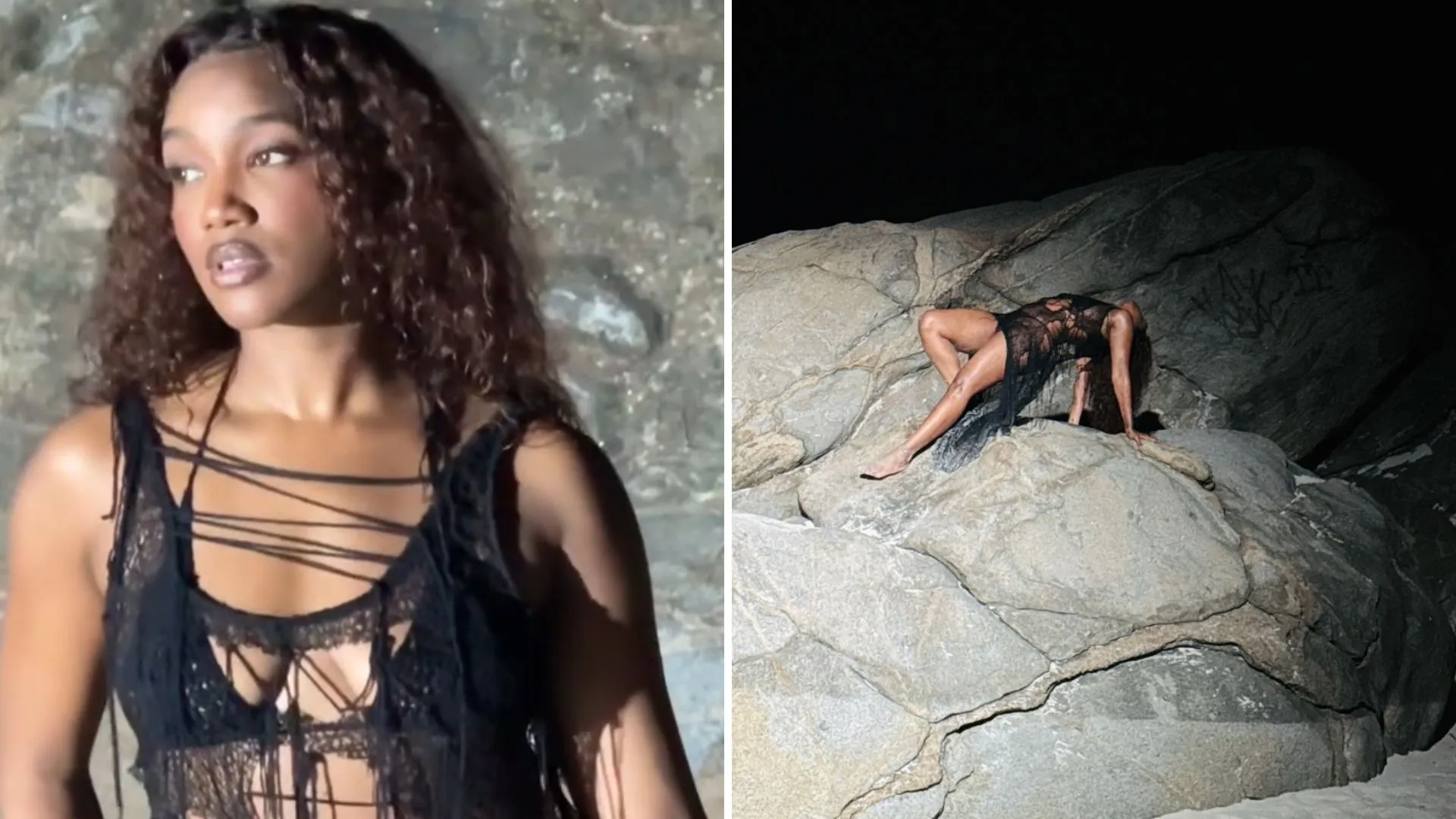 Iza mostra bastidores de ensaio noturno em Grumari - Imagem do artigo