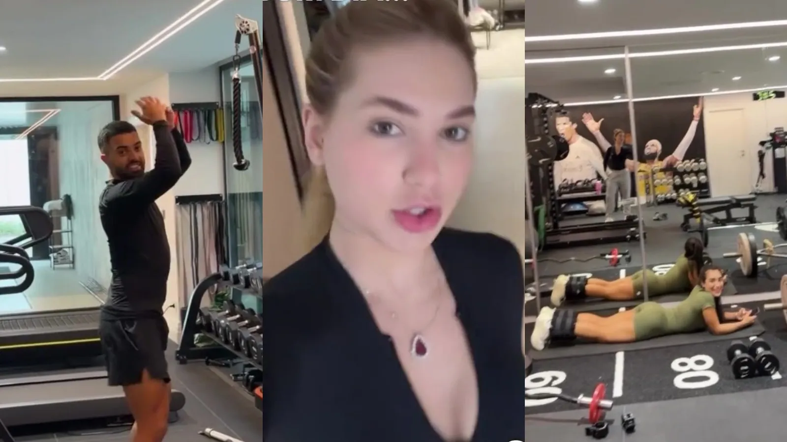Virginia Fonseca treina na academia de Vini Jr em Madri - Imagem do artigo