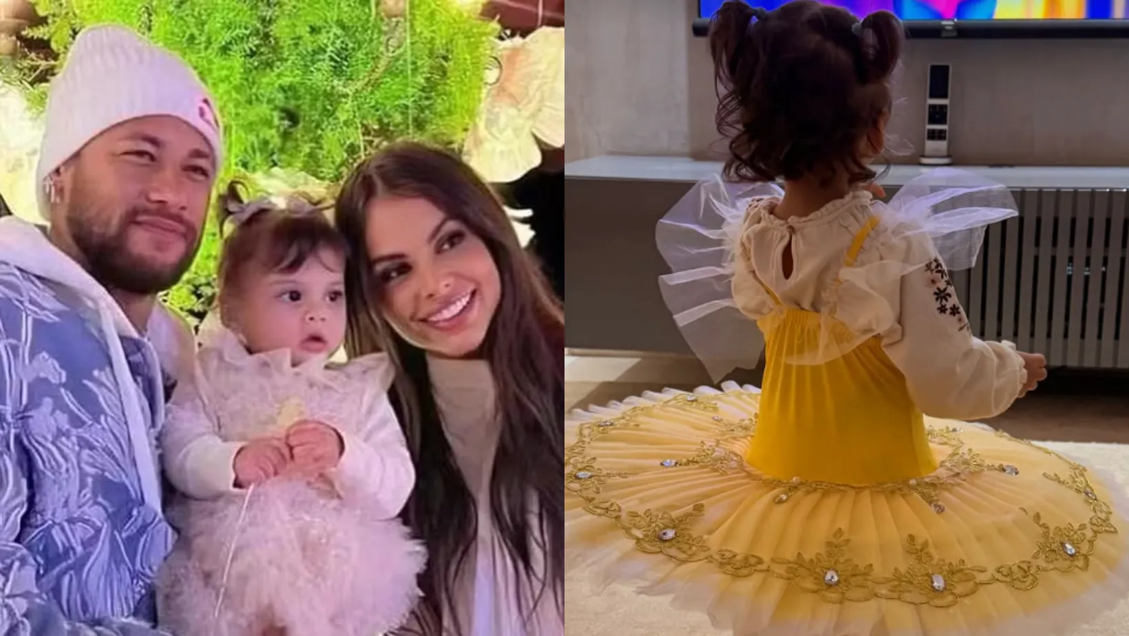 Amanda Kimberlly mostra filha Helena imitando bailarina - Imagem do artigo