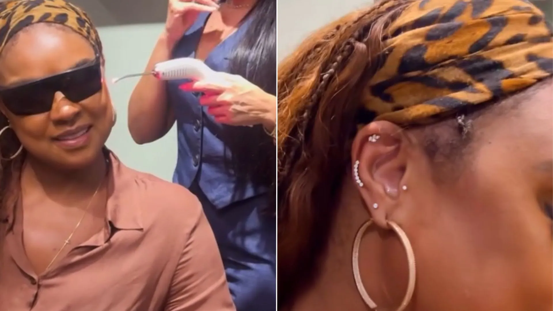 Cris Vianna adota visagismo para novos furos na orelha - Imagem do artigo