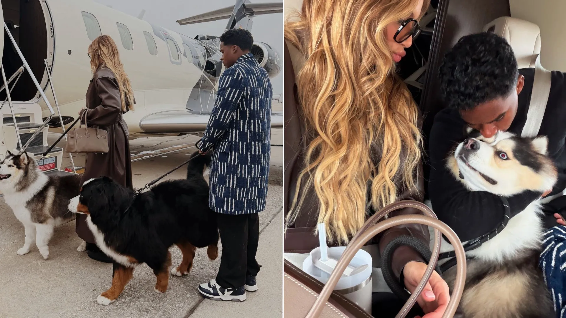 Endrick viaja à Suíça com Gabriely Miranda e pets - Imagem do artigo