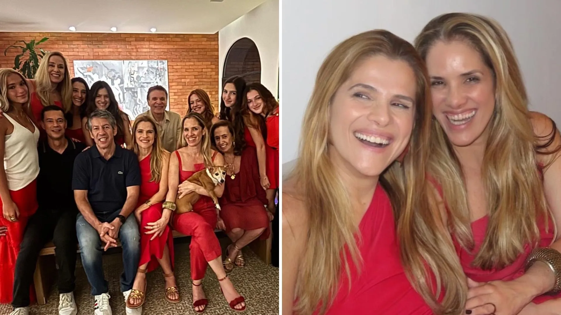 Ingrid Guimarães e irmã surpreendem com semelhança no Natal - Imagem do artigo