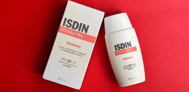 Protetor solar para rosácea: Isdin Fotoultra Redness FPS 50 - Imagem do artigo